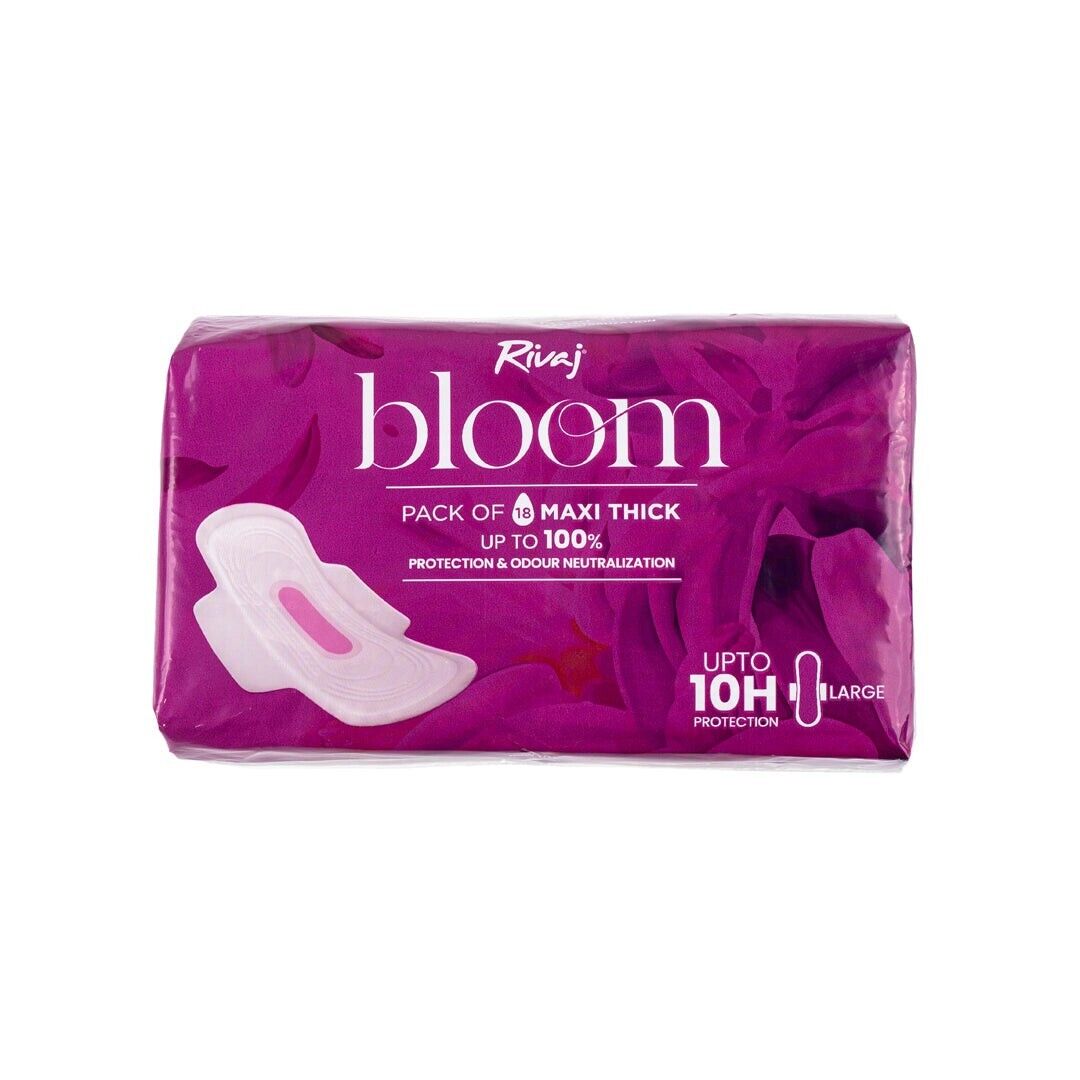 Maxi Thick Bloom Sanitary Pads (Large)