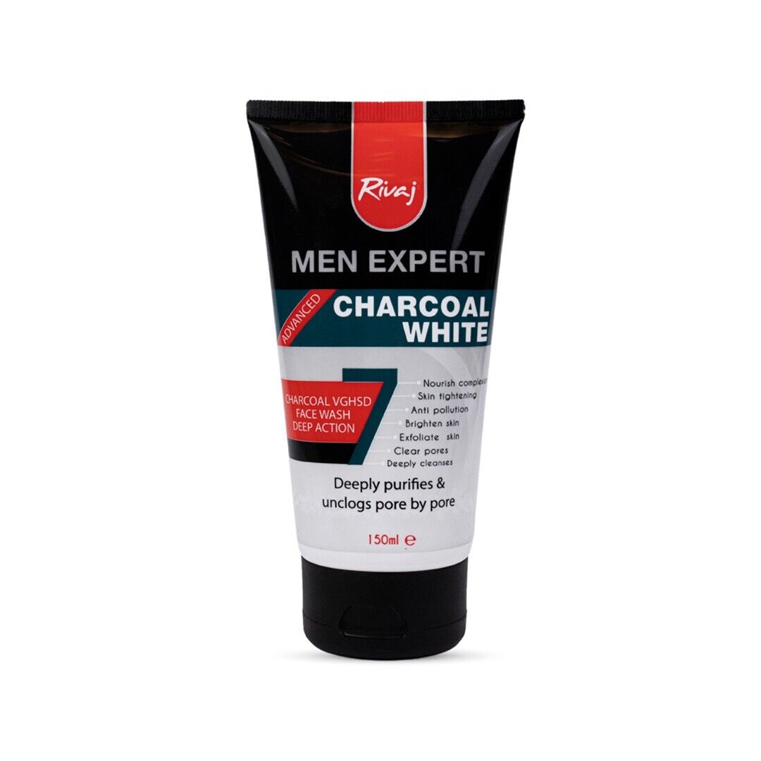 Men Expert Charcoal White Face Wash (150ml)