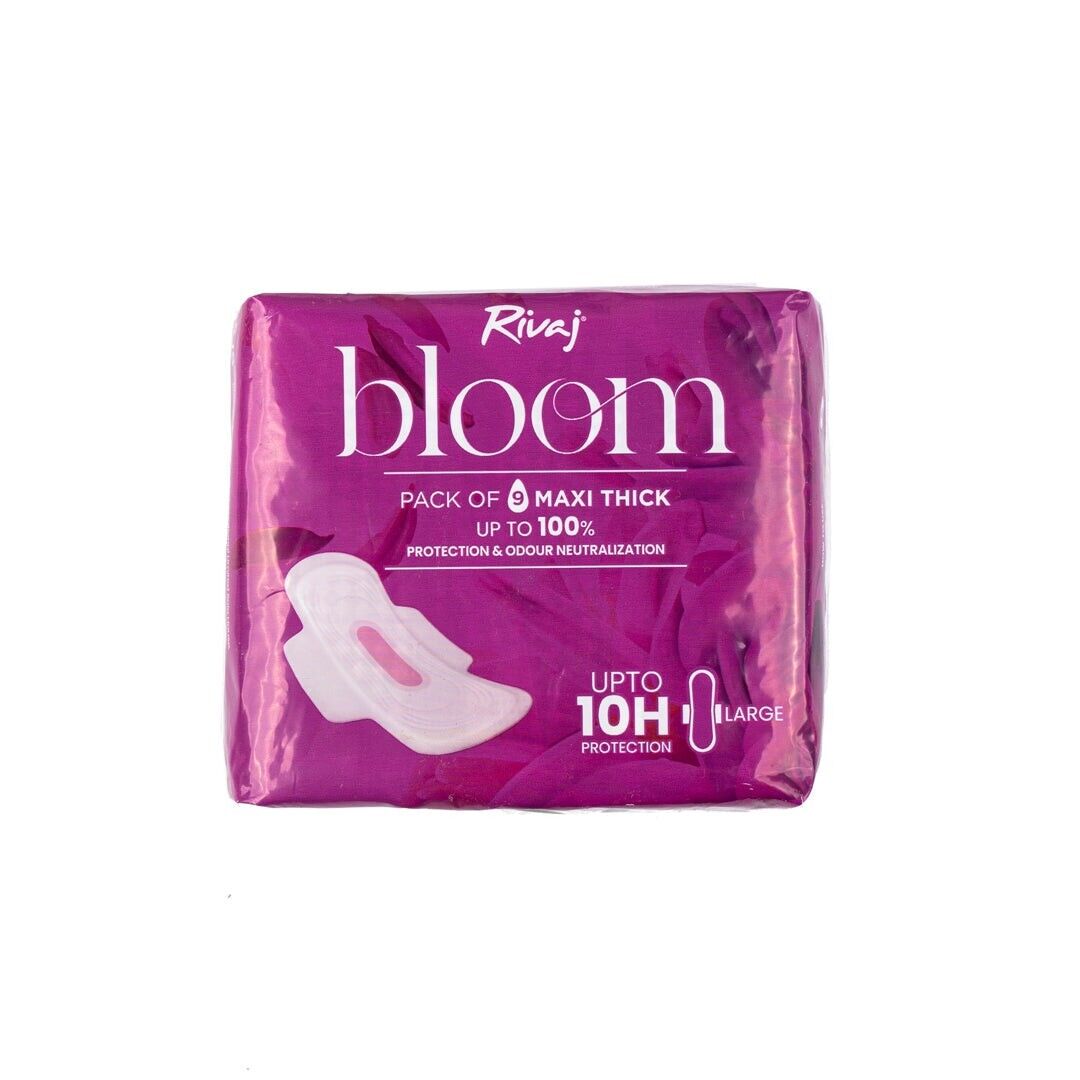 Maxi Thick Bloom Sanitary Pads (Large)